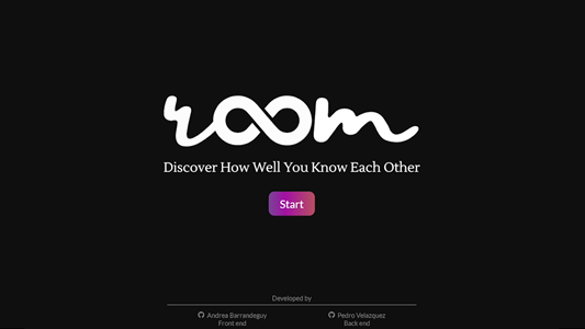 Room landing page